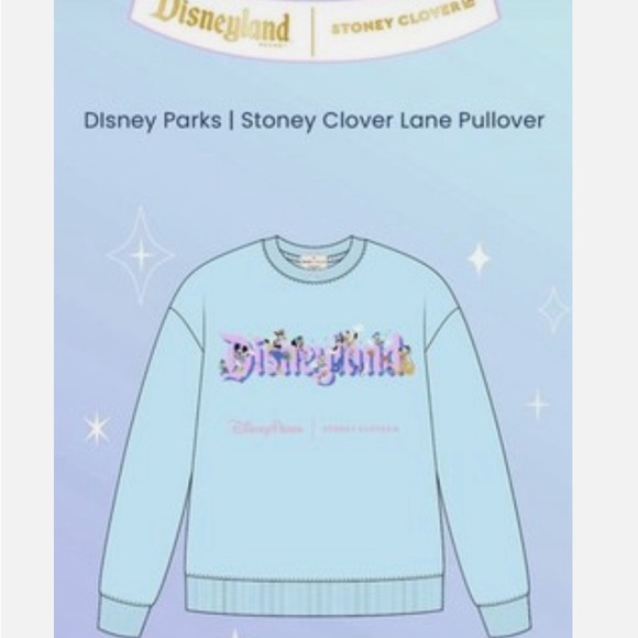 Disney Parks Stoney Clover Lane Blue Pullover